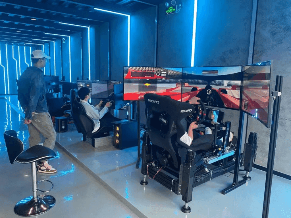 Racing simulator arcade case