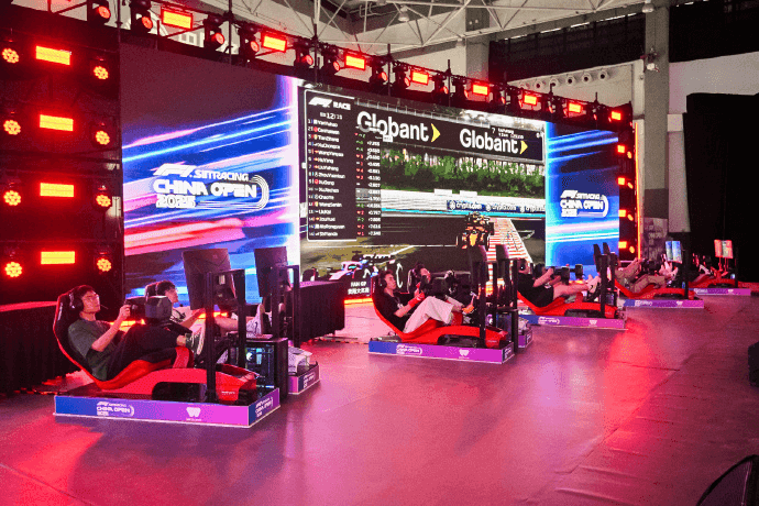 F1 sim racing event