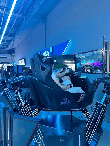 6 DOF racing simulator motion diagram
