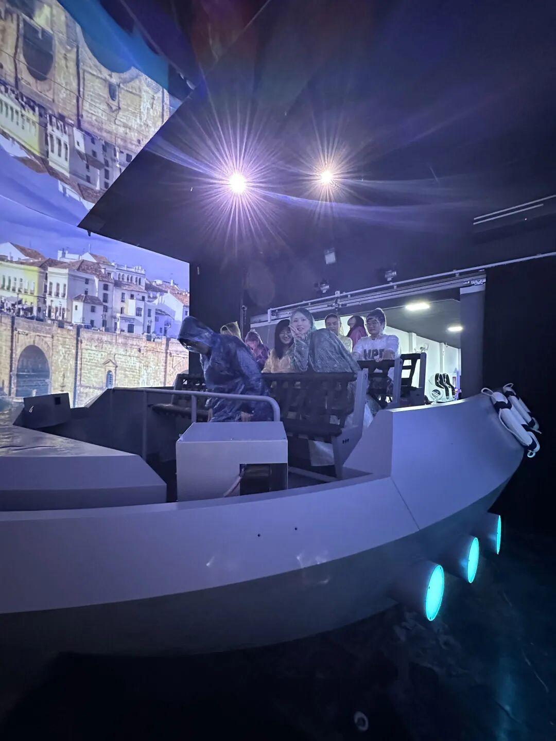Motion-Activated Seats with Video Sync