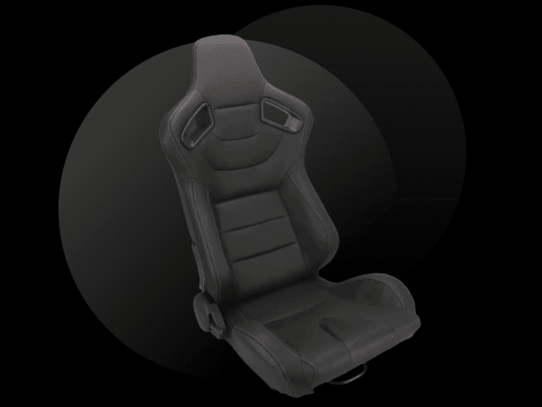Ergonomically Designed Comfortable Racing Seat