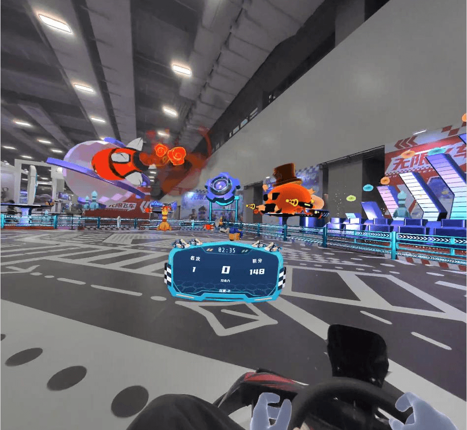 XR speed experience MR Kart feature