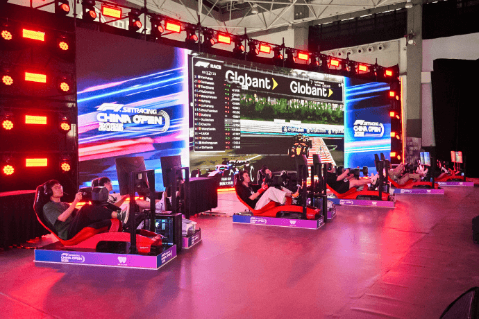 F1 sim racing event