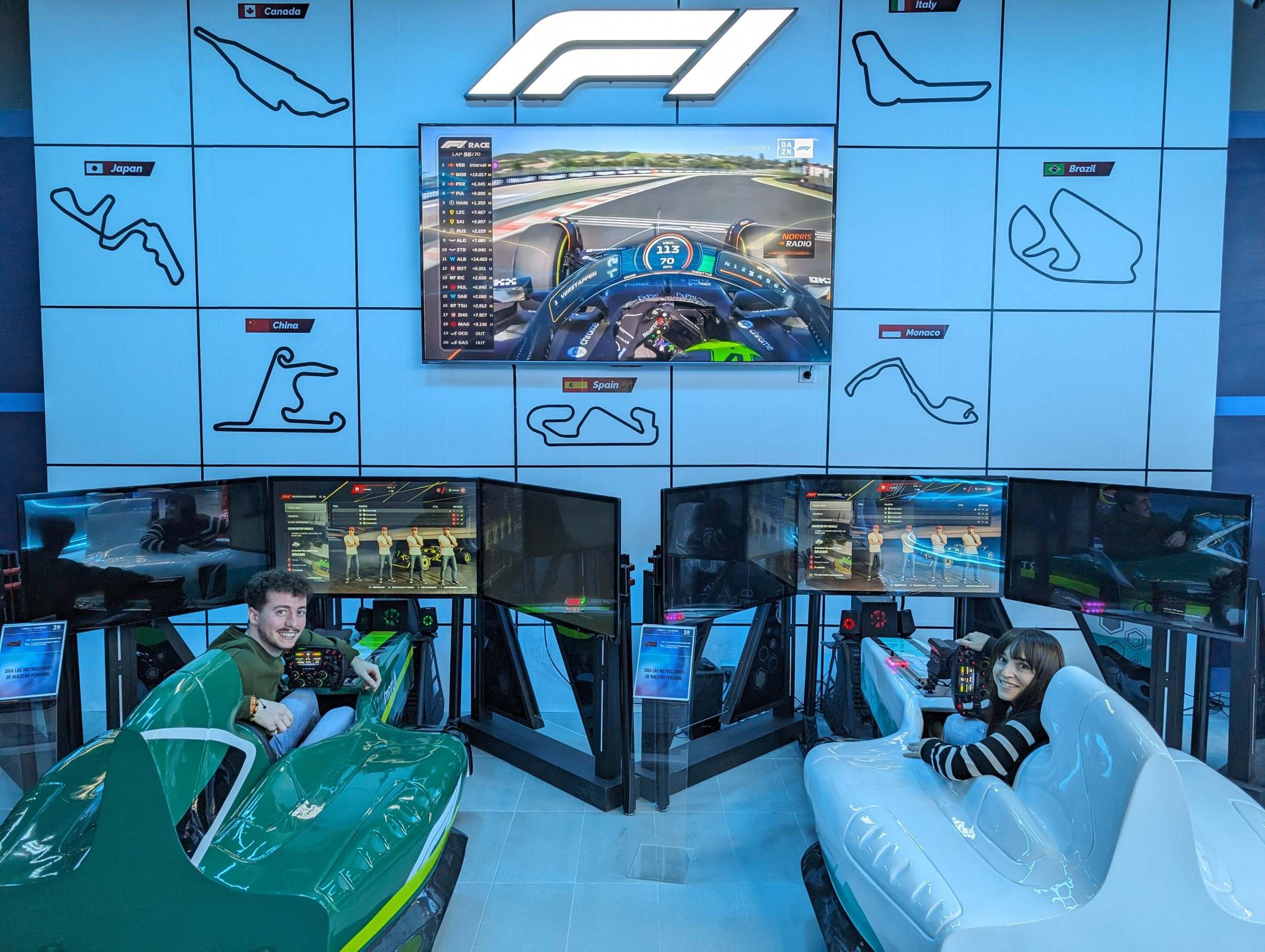 Virtua Station F1 racing simulator